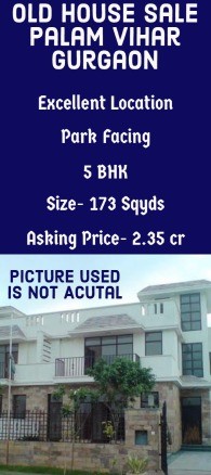 Old House Sale Palam Vihar Gurgaon